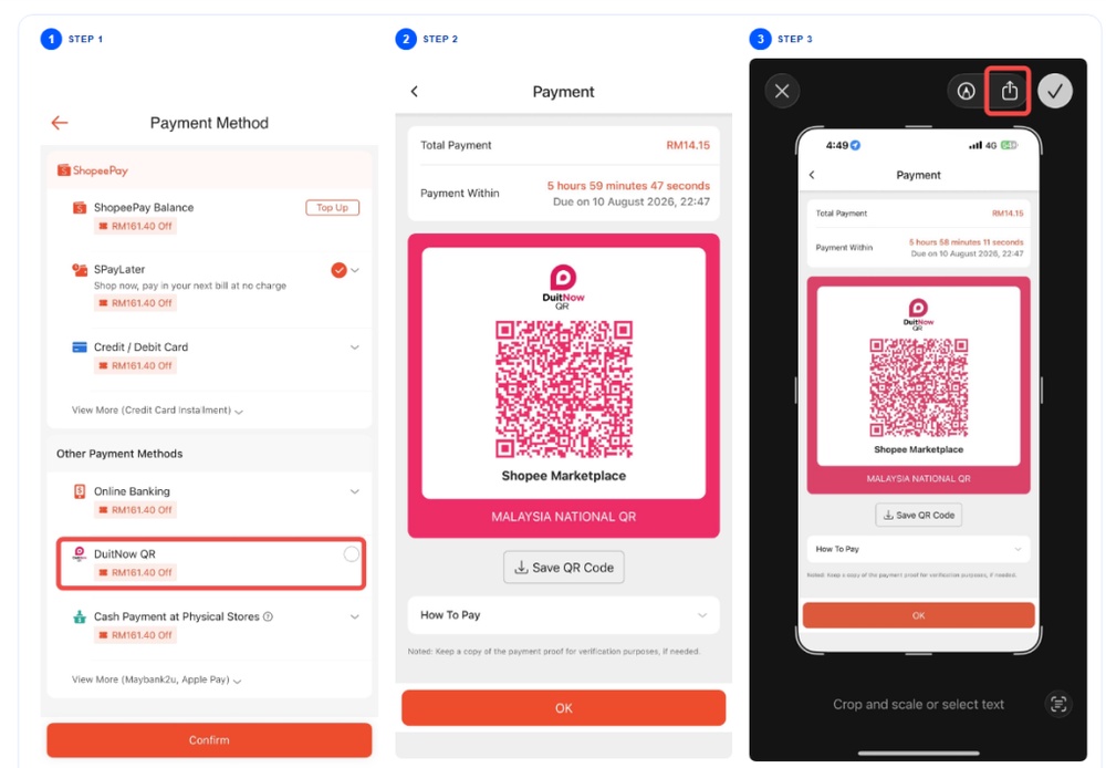 Image from: You Can Now Pay For Your Shopee Orders With TNG eWallet