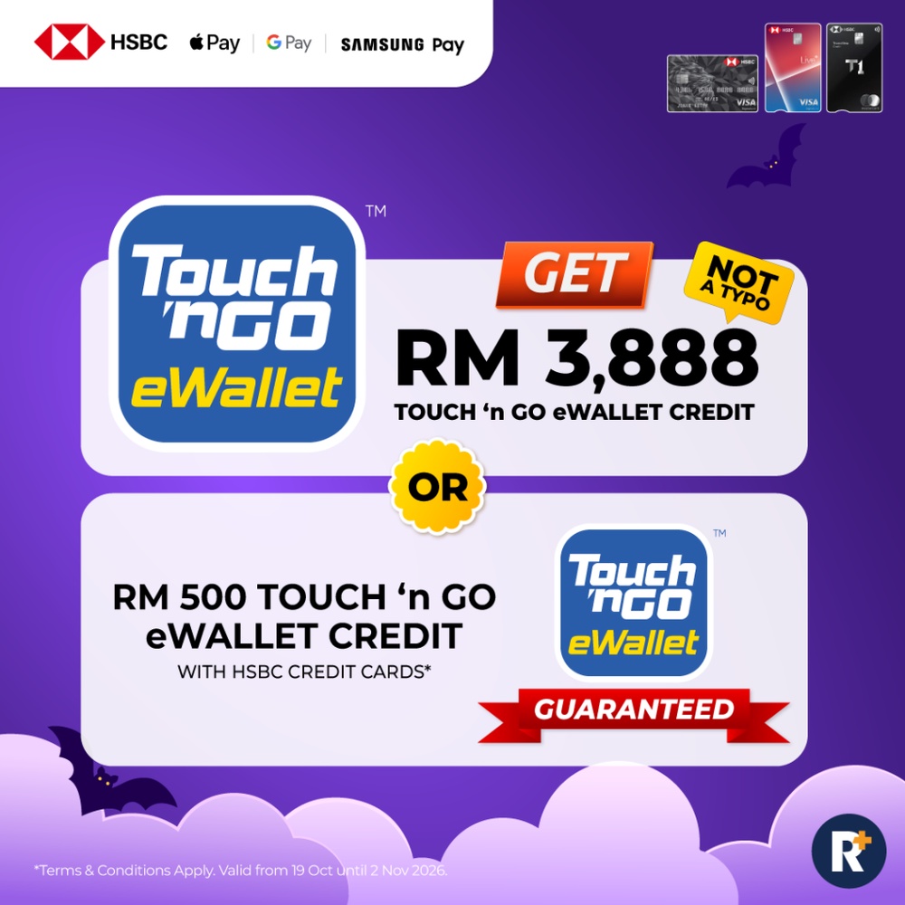 Image from: Up To RM8,888 Touch ‘n Go eWallet Credit When You Apply For A Credit Card