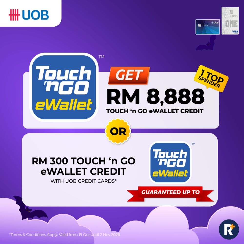 Image from: Up To RM8,888 Touch ‘n Go eWallet Credit When You Apply For A Credit Card