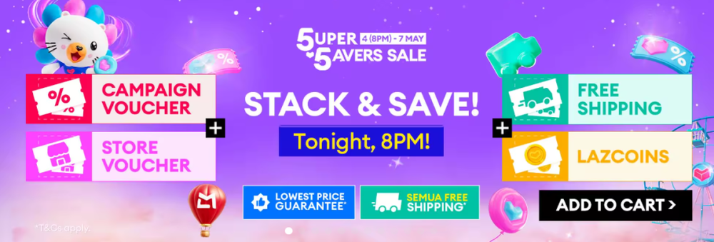 Image from: Collect These Bank Vouchers Before The 5.5 Sales On Lazada And Shopee 
