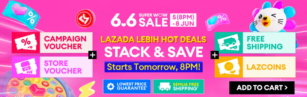 Image from: Collect These Bank Vouchers Before The 6.6 Sales On Lazada