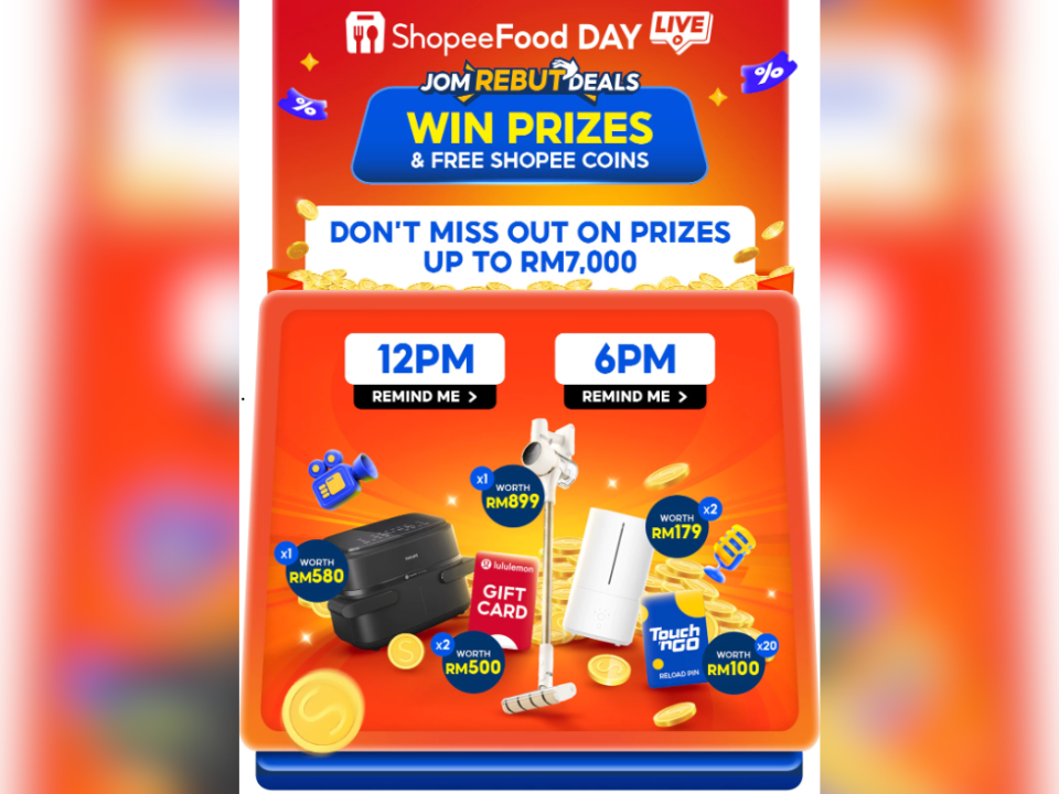 Image from: ShopeeFood Day Returns with 99% Off Deals