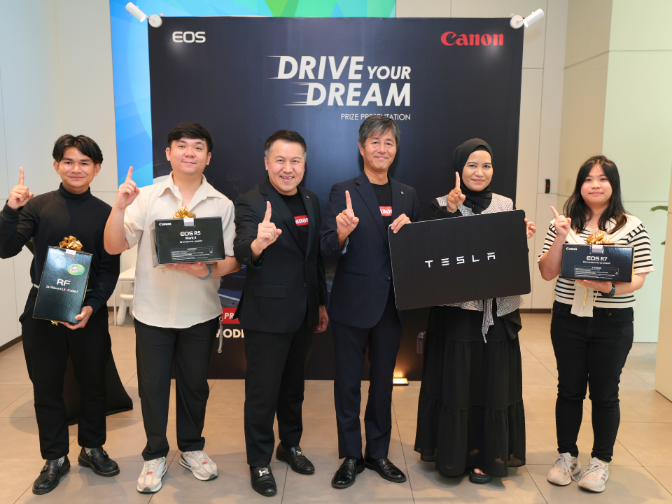Image from: Canon Rewards Malaysians With Tesla Model 3