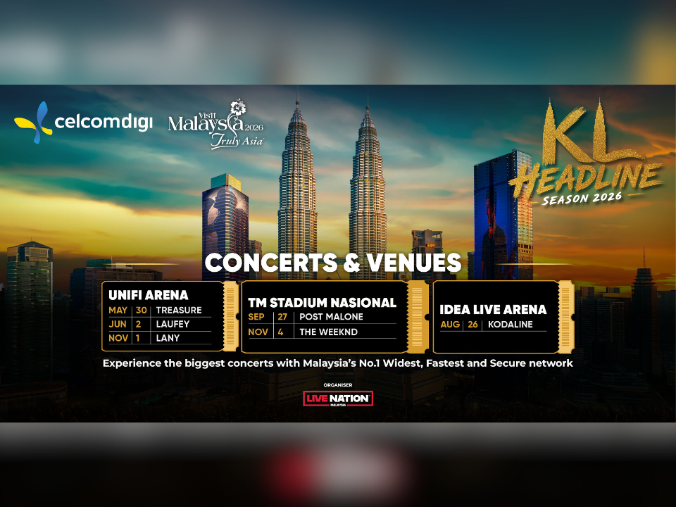 Image from: CelcomDigi Brings KL Headline Season 2026 to Malaysian Fans