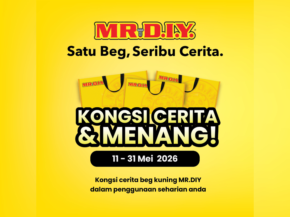 Image from: MR D.I.Y Celebrates Malaysia’s Iconic Yellow Bag