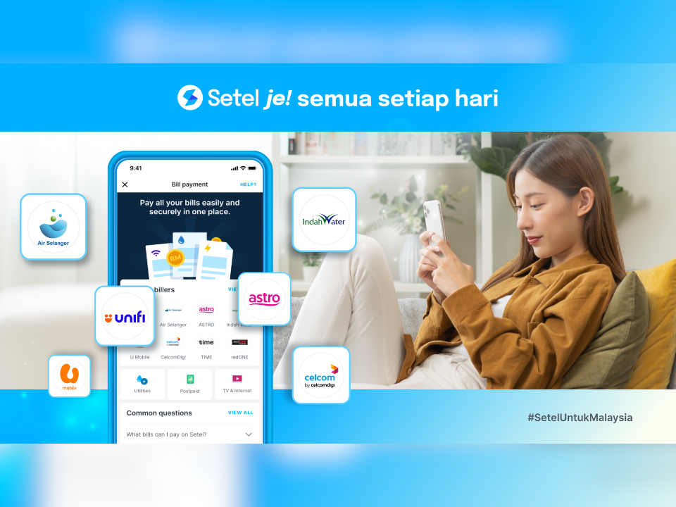 Image from: Setel Adds Bill Payment Feature for Malaysian Users