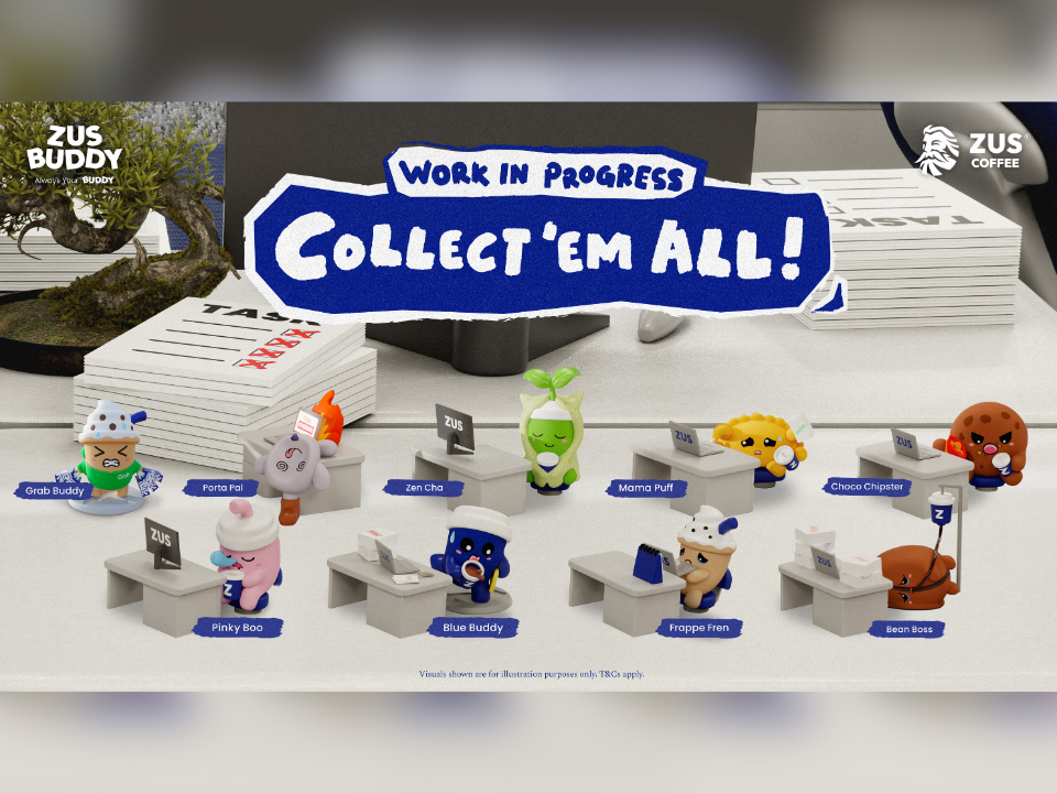 Image from: ZUS COFFEE Turns Adulting Into Collectible Moments