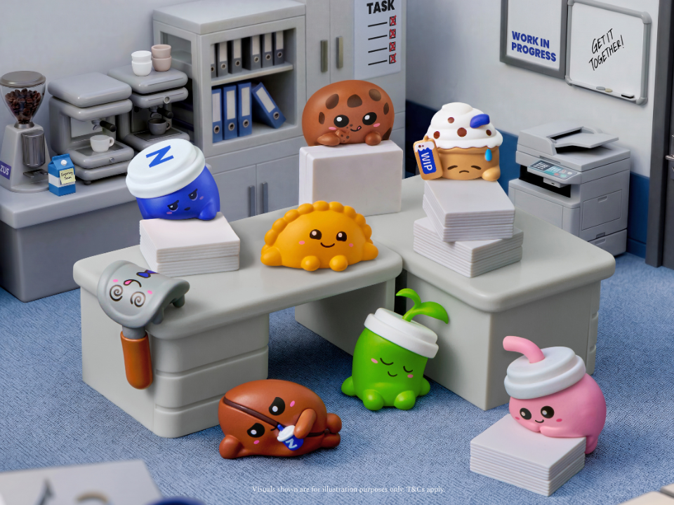 Image from: ZUS COFFEE Turns Adulting Into Collectible Moments