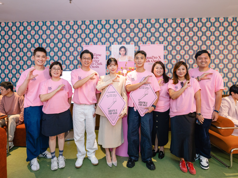 Image from: CUCKOO and Sonia Introduce Pink Oasis Shower Head with Immersive Kuala Lumpur Experience