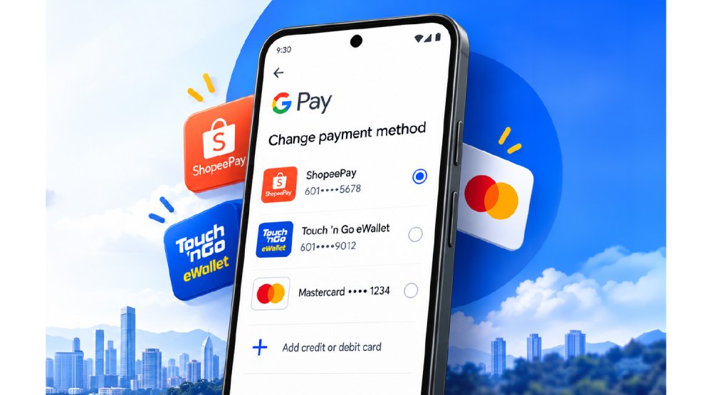 Smartphone showing e-wallet and card payment options, reflecting agentic commerce interoperability in Southeast Asia