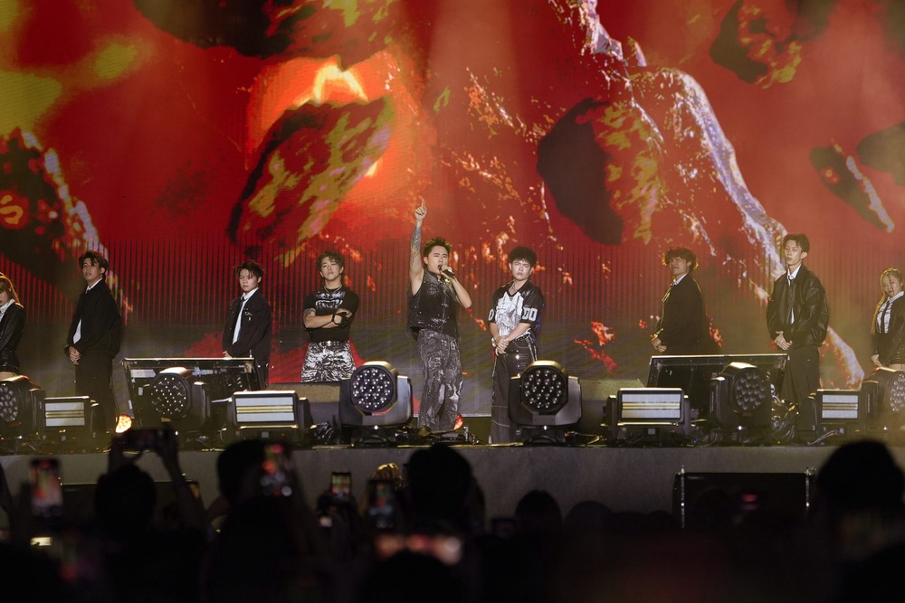 Performers on stage at CUCKOOTOPIA in Stadium Merdeka