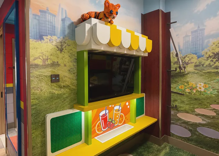 LEGO CITY themed kids play corner at LEGOLAND Hotel Malaysia