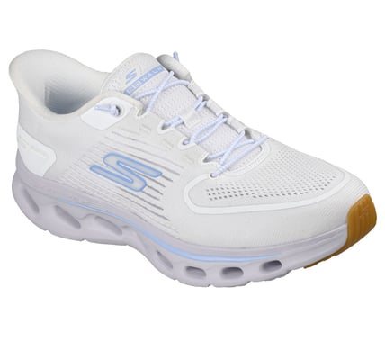 Skechers GOwalk Glide-Step 2.0 women's sneaker in White Light Blue