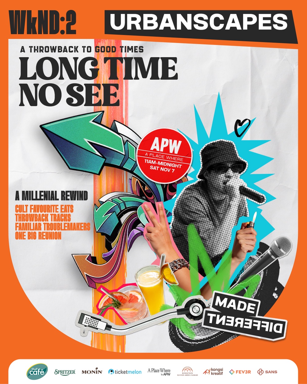 Urbanscapes Long Time No See millennial rewind at APW Bangsar on 7 November