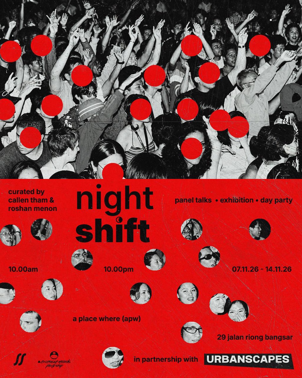 Night Shift exhibition on KL nightlife at APW Bangsar, in partnership with Urbanscapes