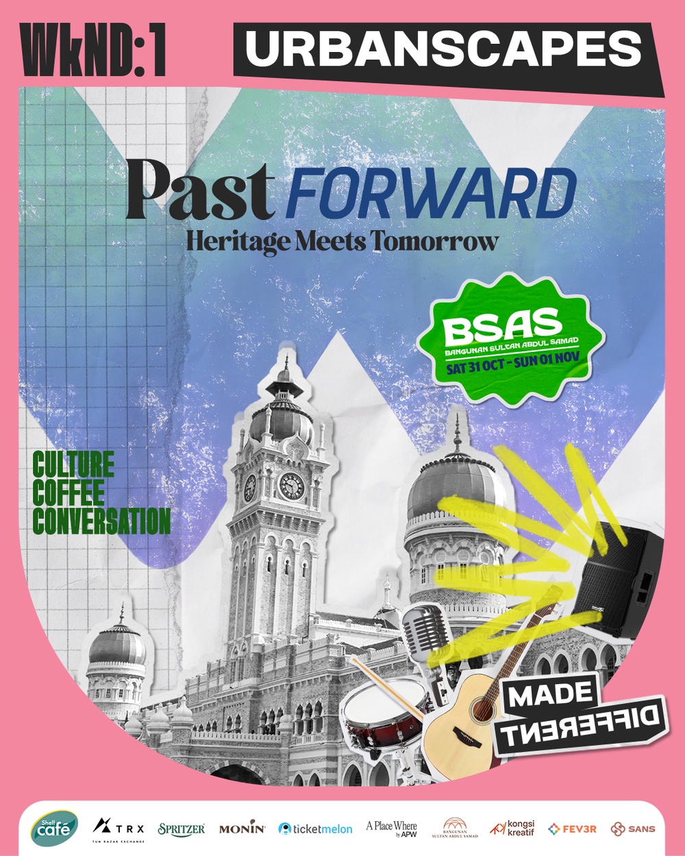 Urbanscapes Past Forward at Bangunan Sultan Abdul Samad on 31 October and 1 November