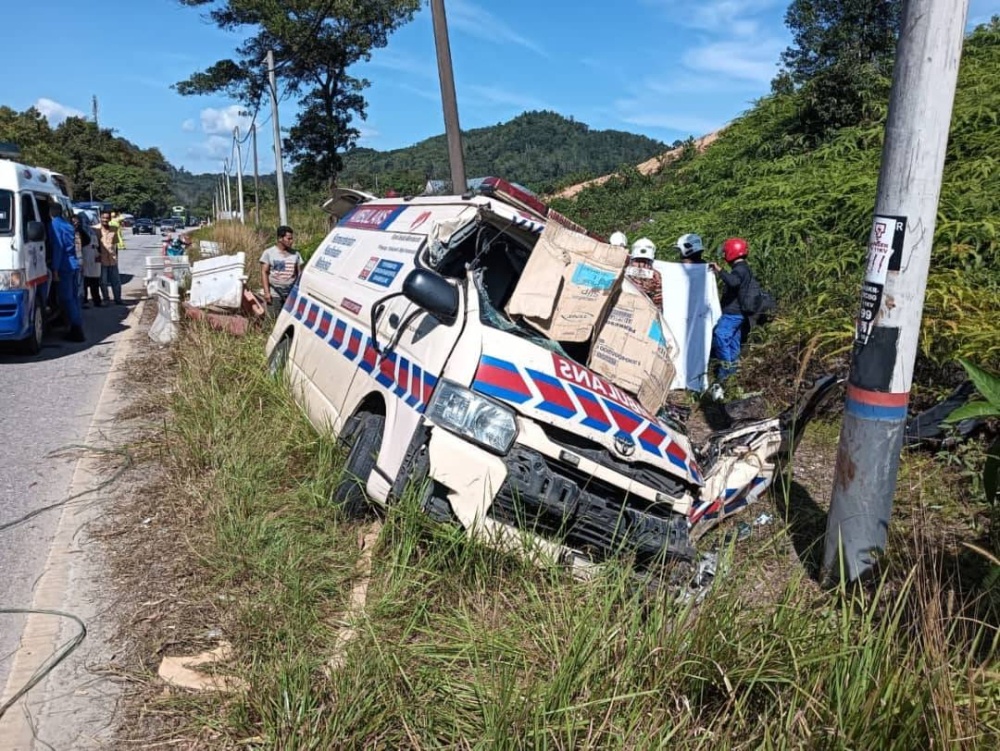 Three Injured In Crash Involving Ambulance