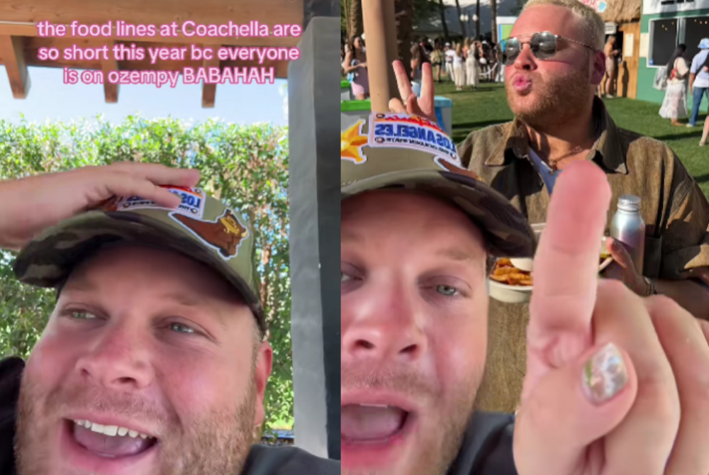 Image from: Is everyone on Ozempic at Coachella? Food stalls are everywhere, but nobody’s eating
