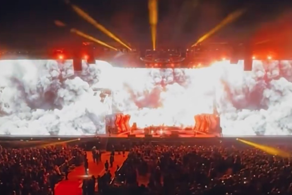 Image from: The Strokes drop bombshell visuals, call out US policy, Gaza genocide at Coachella
