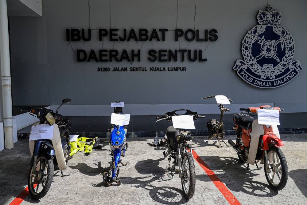 Image from: ‘Geng Hadi' motorcycle thieves busted, teen leader held