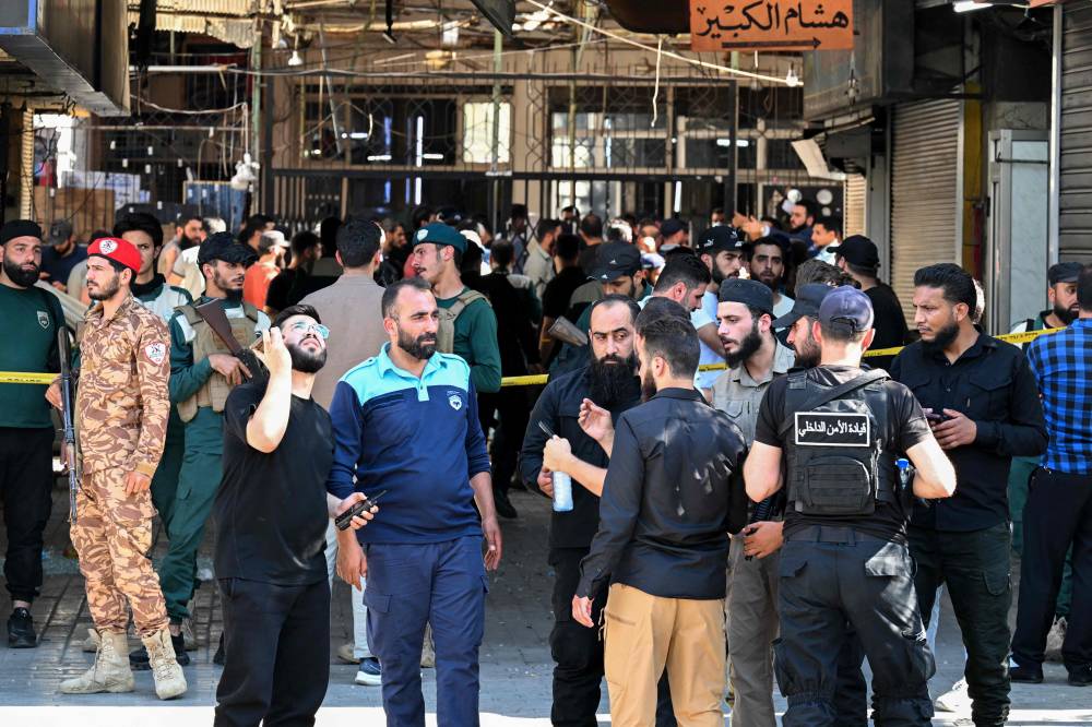 Image from: Bomb blast at Damascus cafe kills six, authorities say