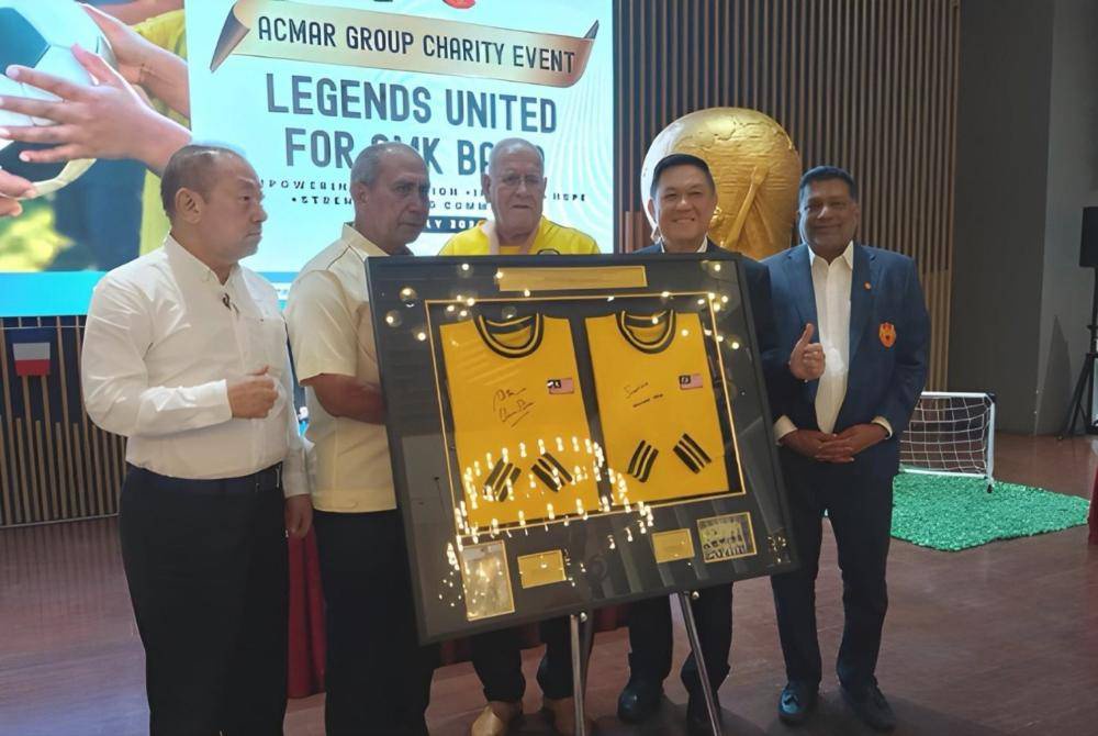 Image from: Football legends rally support for SMK Bario Education project through Acmar Group CSR initiative