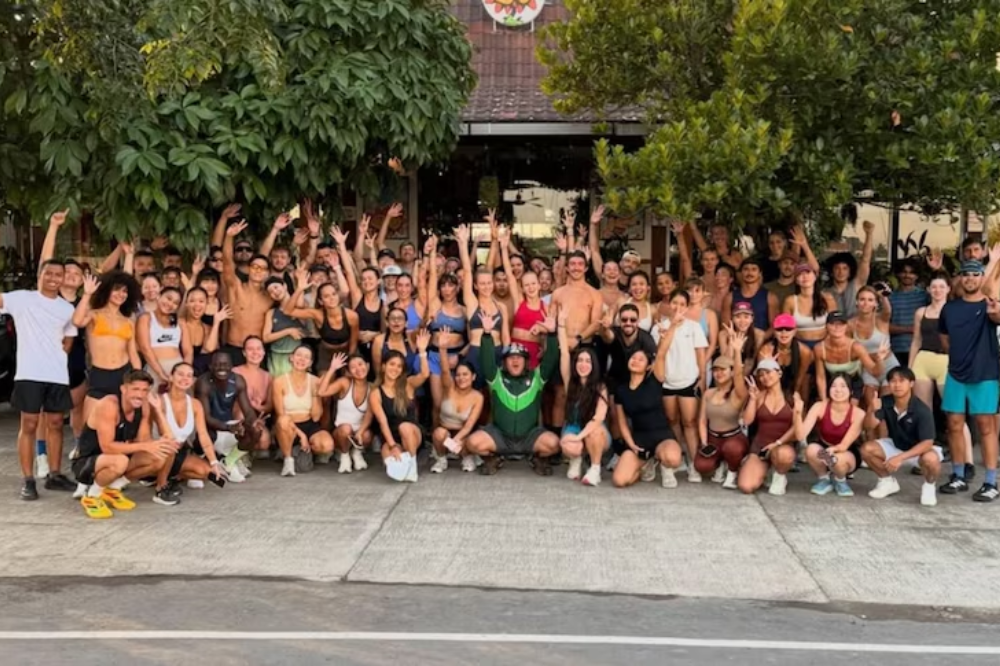 Image from: How a running club exposed a bigger question: Who really belongs in Bali?
