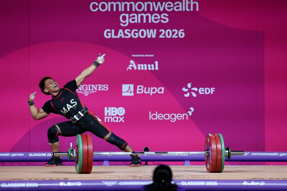 Image from: Mohamad Aniq delivers Malaysia's first gold at Glasgow 2026