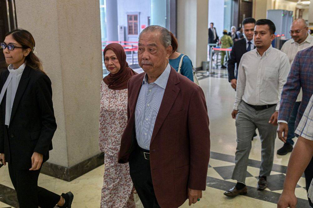 Image from: Muhyiddin cleared of four charges, still faces three counts of abuse of power