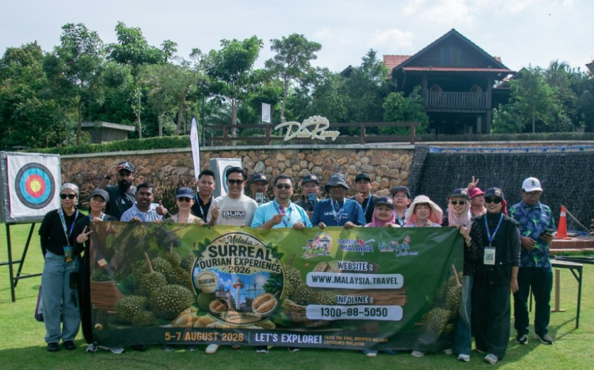 Image from: When a durian orchard becomes a holiday destination