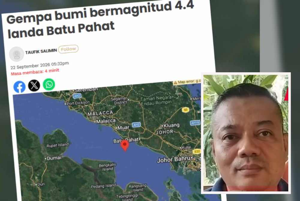 Image from: ‘Wardrobes shook, chairs trembled’ – Segamat residents recount earthquake tremor