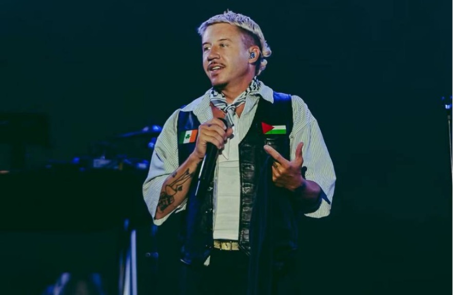 Image from: Macklemore hits back with 'Free Palestine Tour' after Sheeran split