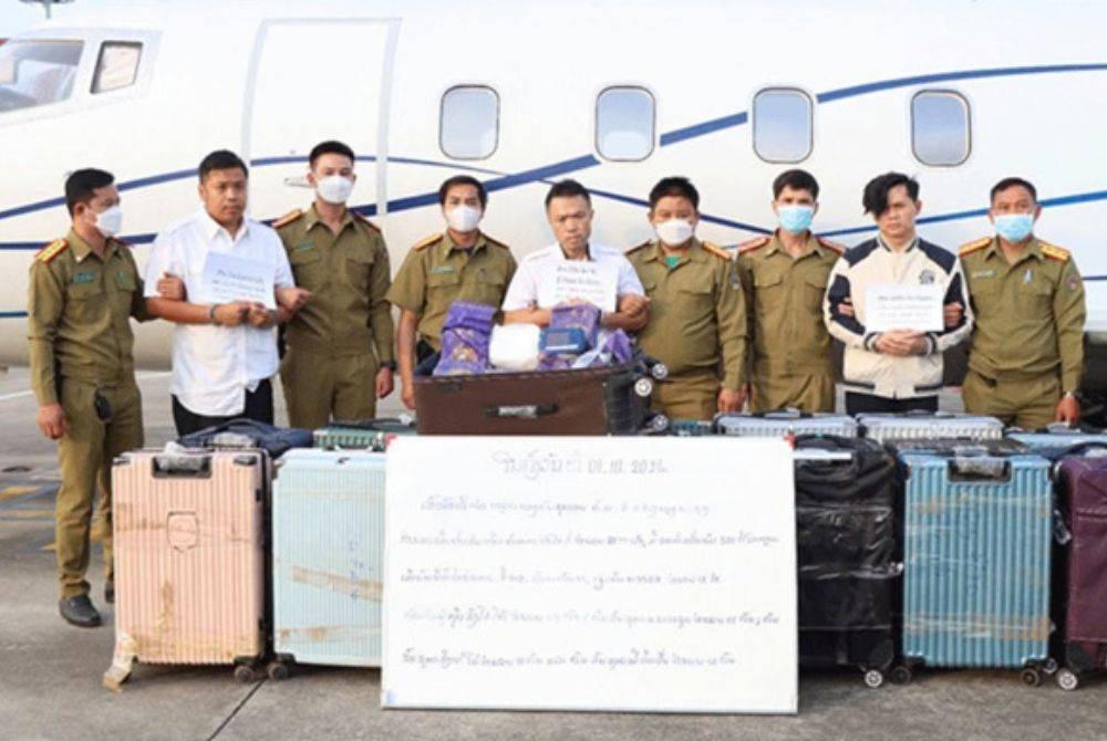 Image from: Malaysian among 13 detained in Laos drug bust involving jet from Subang