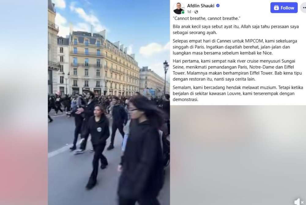 Image from: Malaysians in France recount contrasting experiences amid violent demonstrations