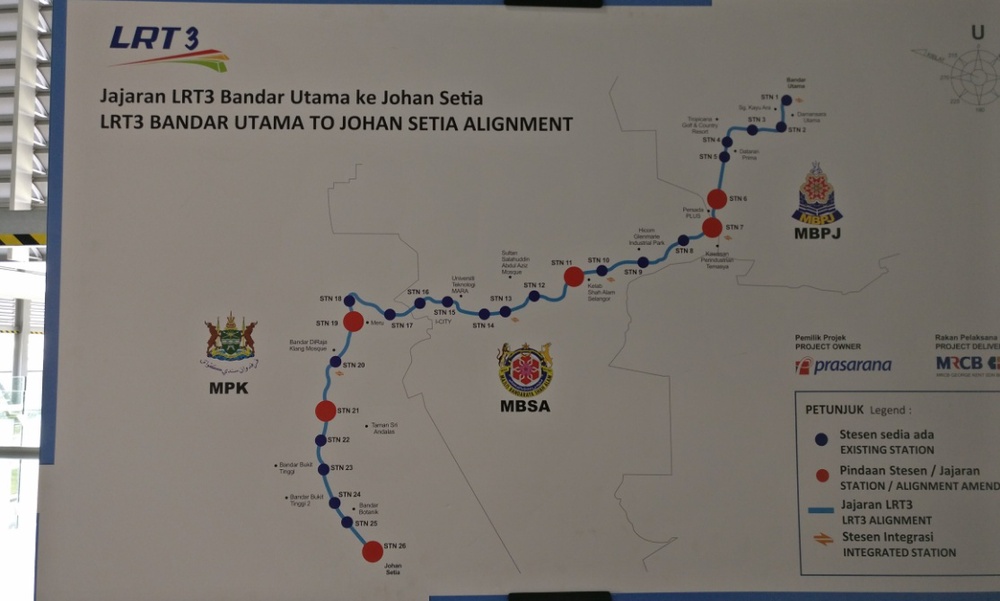Image from: PM Anwar Rasmi LRT3 Laluan Shah Alam Esok