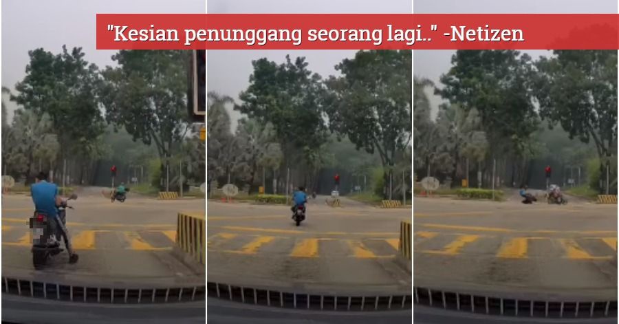 Image from: Polis Kesan Penunggang Motosikal Langgar Dua Murid Lintas Jalan