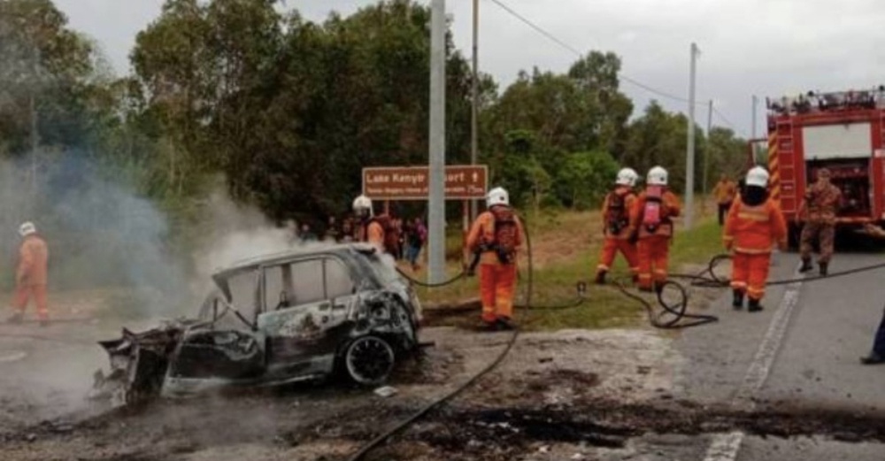Image from: Dua Wanita Rentung Kemalangan Di Yong Peng