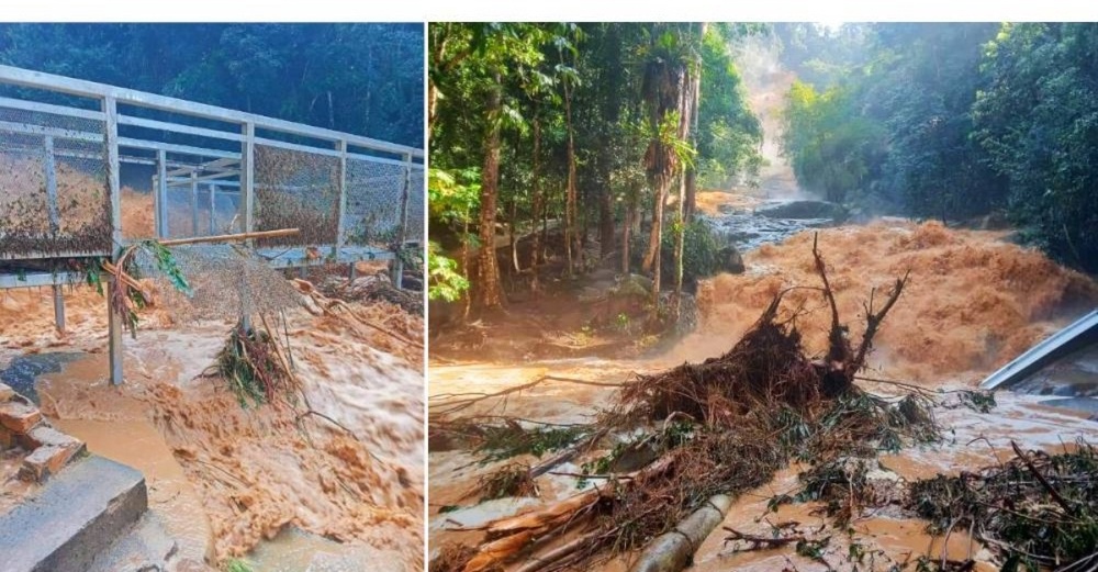 Image from: Tiga Bayi Antara 20 Mangsa Terselamat Dalam Kejadian Kepala Air Di Gopeng