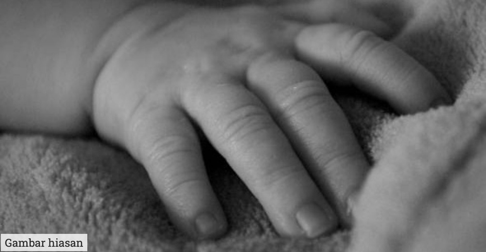 Image from: Mayat Bayi Tanpa Kepala, Satu Tangan Ditemukan Dalam Longkang