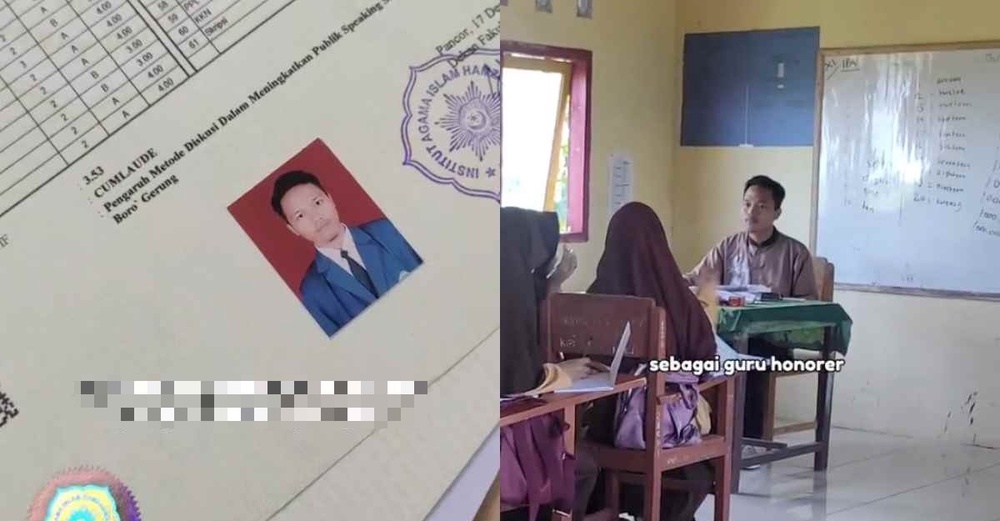 Image from: Berhenti Lepas 40 Tahun Berbakti, Guru Di Indonesia Tunjuk Gaji Terakhir RM94