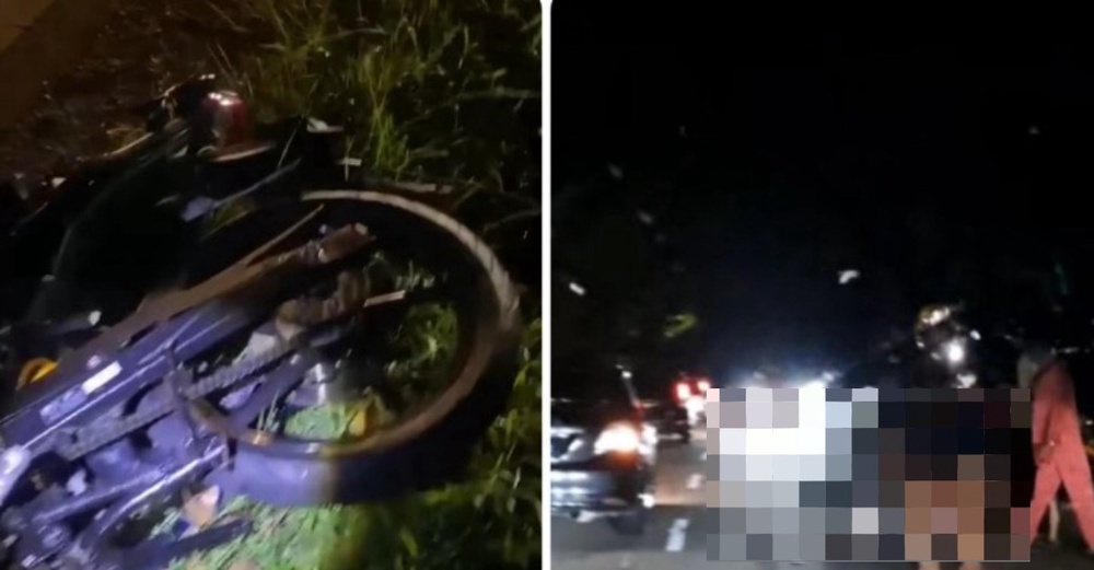Image from: Empat Penunggang Motosikal Maut Dalam Nahas Di LPT