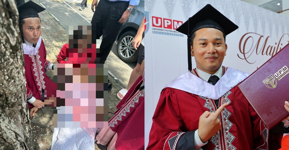 Image from: Bapa, Anak Kongsi Satu Pentas Bersama Genggam PhD