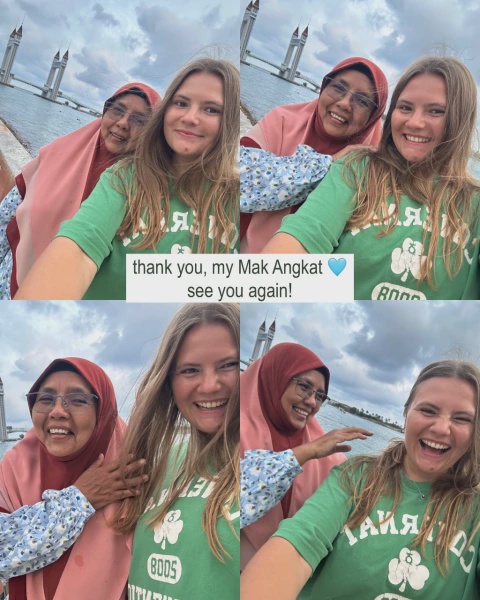 Image from: Hanya Kerana Tertidur Dalam Bas, Wanita Belarus Temui Kasih Seorang ‘Mak’ Di Terengganu