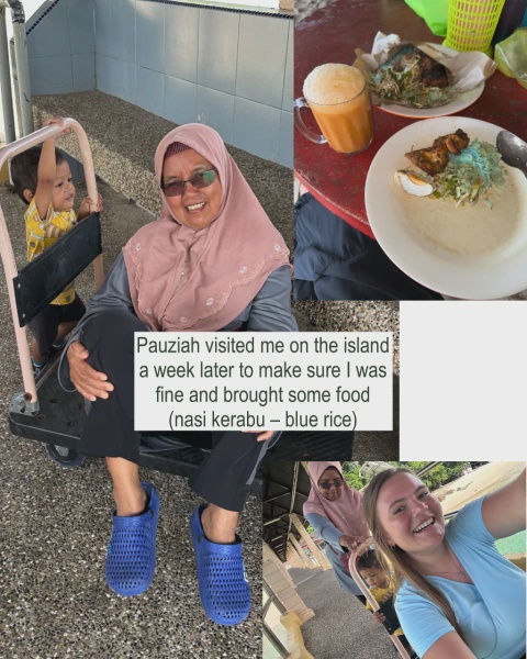 Image from: Hanya Kerana Tertidur Dalam Bas, Wanita Belarus Temui Kasih Seorang ‘Mak’ Di Terengganu