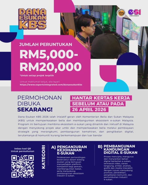 Image from: Dana Esukan KBS 2026: Rebut Peluang Geran Projek Sehingga RM20,000