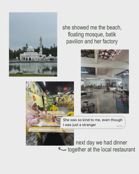 Image from: Hanya Kerana Tertidur Dalam Bas, Wanita Belarus Temui Kasih Seorang ‘Mak’ Di Terengganu