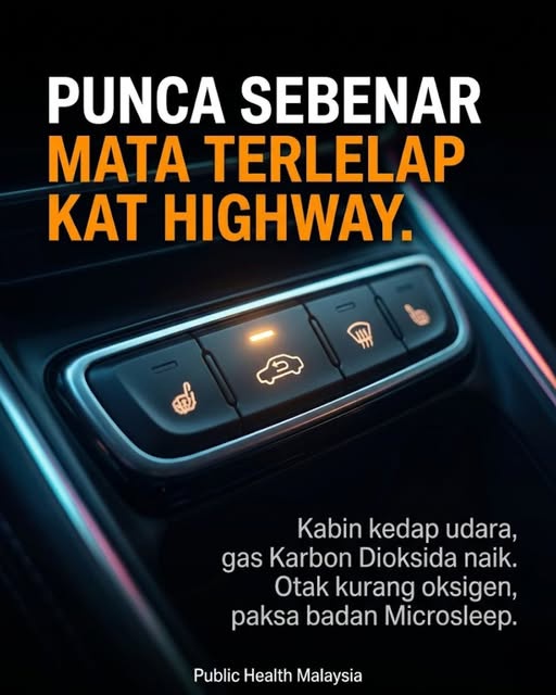 Image from: Ramai Tak Tahu, Fungsi 'Recirculation' Boleh Buat Anda Mengantuk Ketika Memandu