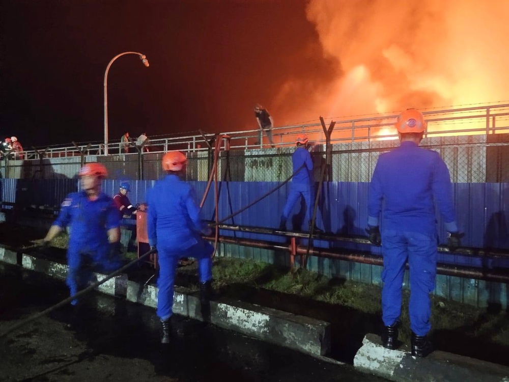 Image from: Kebakaran Besar Di Sandakan, Hampir 200 Rumah Hangus