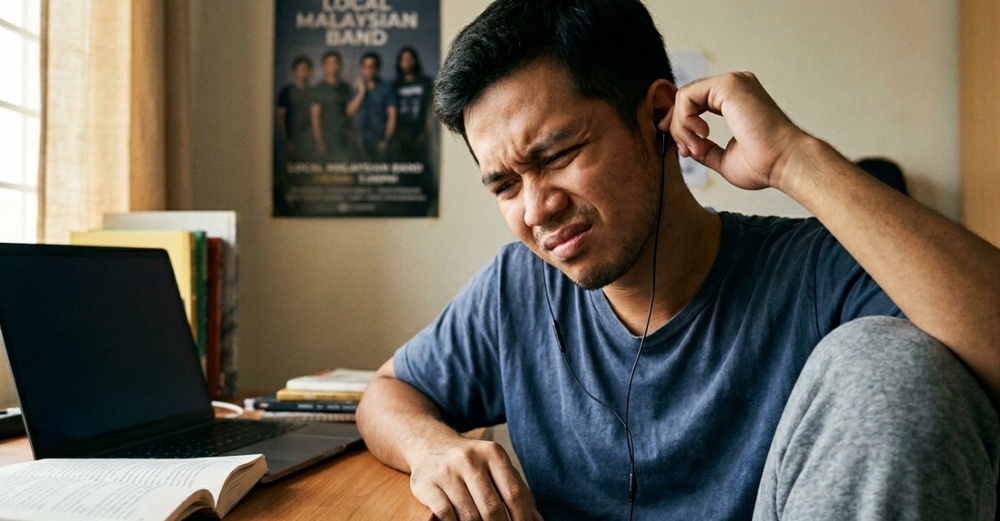 Image from: Tidur Dengan "Earphones"? Ini Kesan Buruk Yang Ramai Tak Sedar