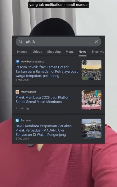Image from: Jangan Pelik, Ini Beza Perkataan 'Piknik' Dan "Berkelah'